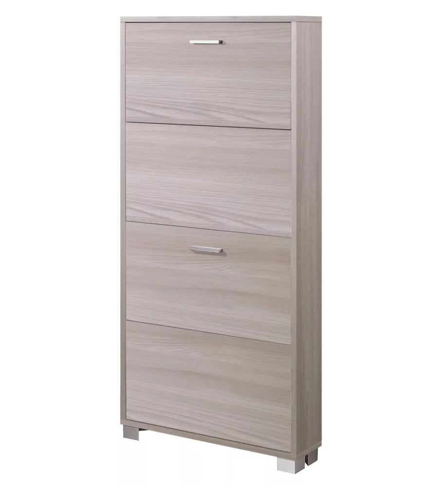 Scarpiera olmo con 4 ante, 70x154x18 cm