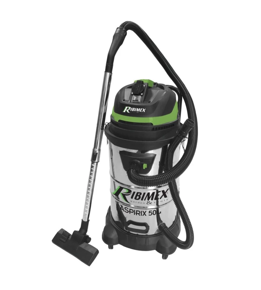 Aspiratore solidi liquidi elettrico ribimex "aspirix" 1200w 50 lt 45 l/s - prasp51lpe
