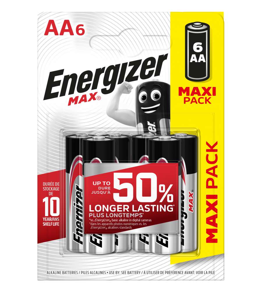 ENERGIZER Max AA BP6 Maxipack