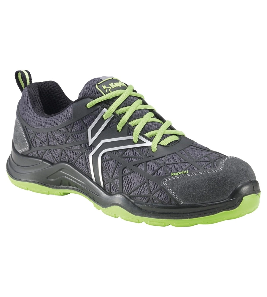 Scarpa antinfortunistica kapriol "spider" verde, tg 42