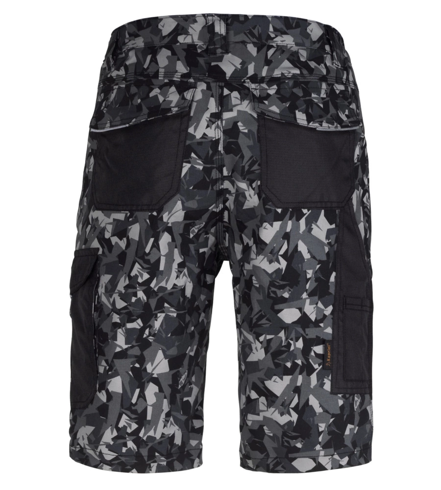 Pantalone da lavoro corto kapriol "tenere pro" camouflage, tg xxl