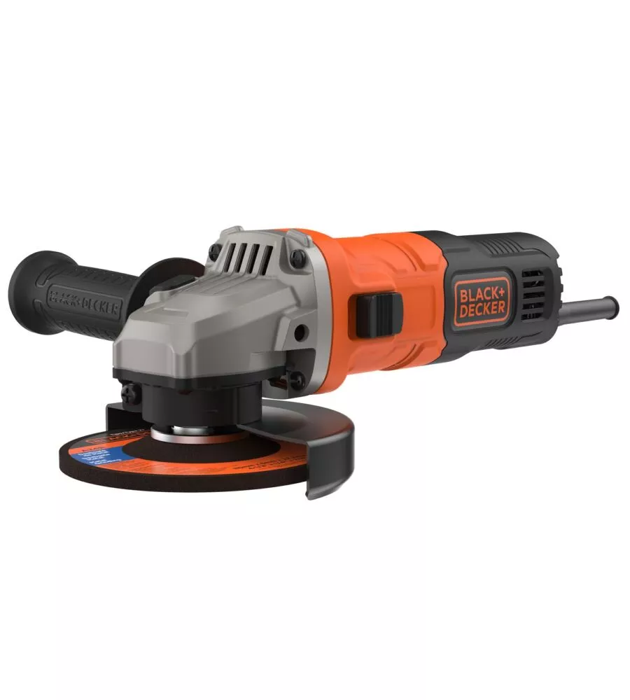 Smerigliatrice angolare elettrica black+decker "beg010-qs" disco 115 mm 710 w