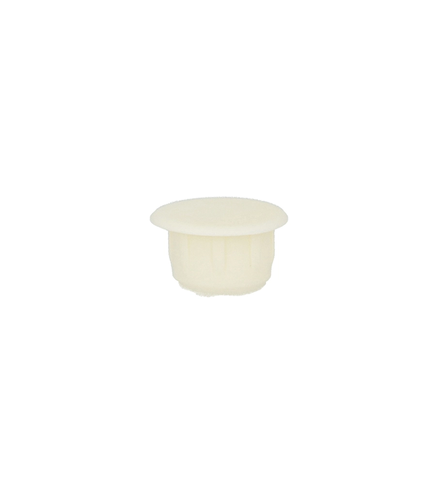 Copriforo in plastica bianca Ø 6 mm. 20 pz.