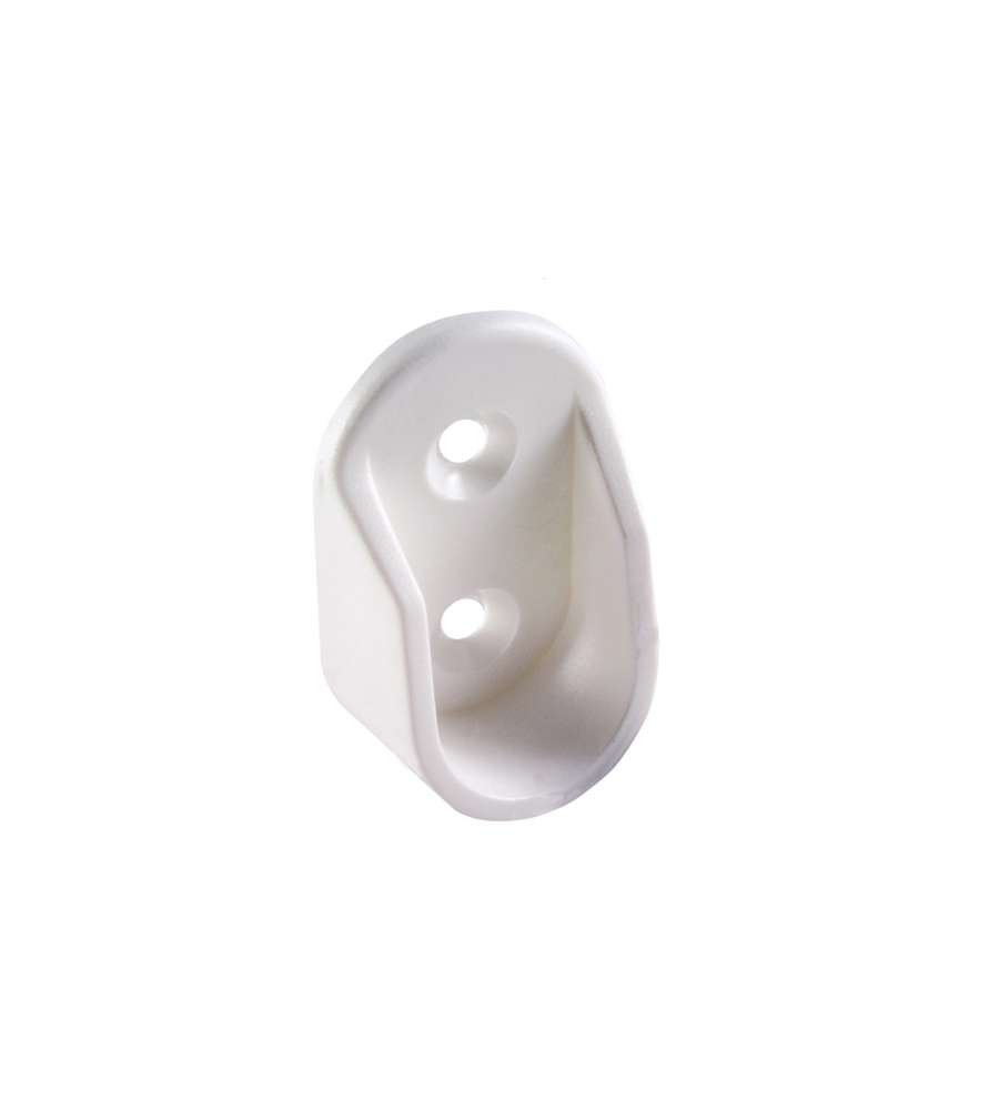 sourcingmap® Plastica Design ovale inserto tubo estremità tappo otturatore nero 60 x 30mm 20pz. 