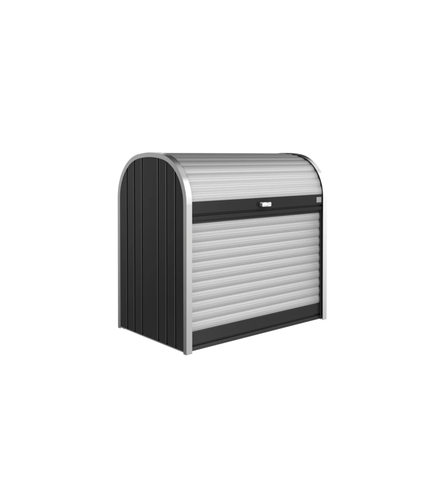 Maxibaule a serrande biohort "storemax 120" grigio scuro metallizzato - 73060