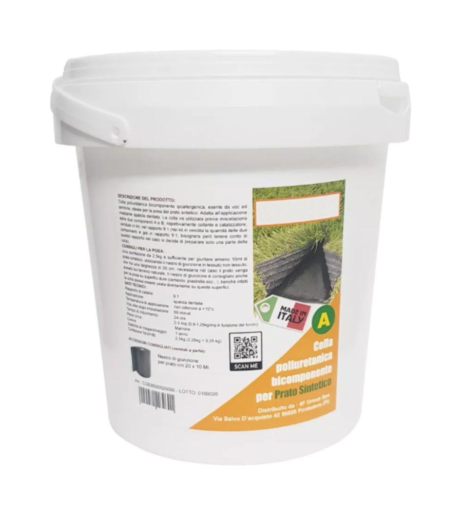 Colla bi-componente per prato sintetico "express" 10 kg