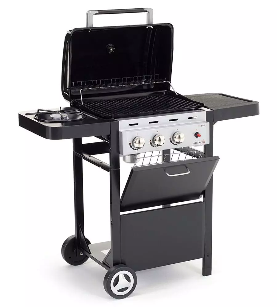 Barbecue a gas sochef "piu gusto" 3 bruciatori - cod. g21306