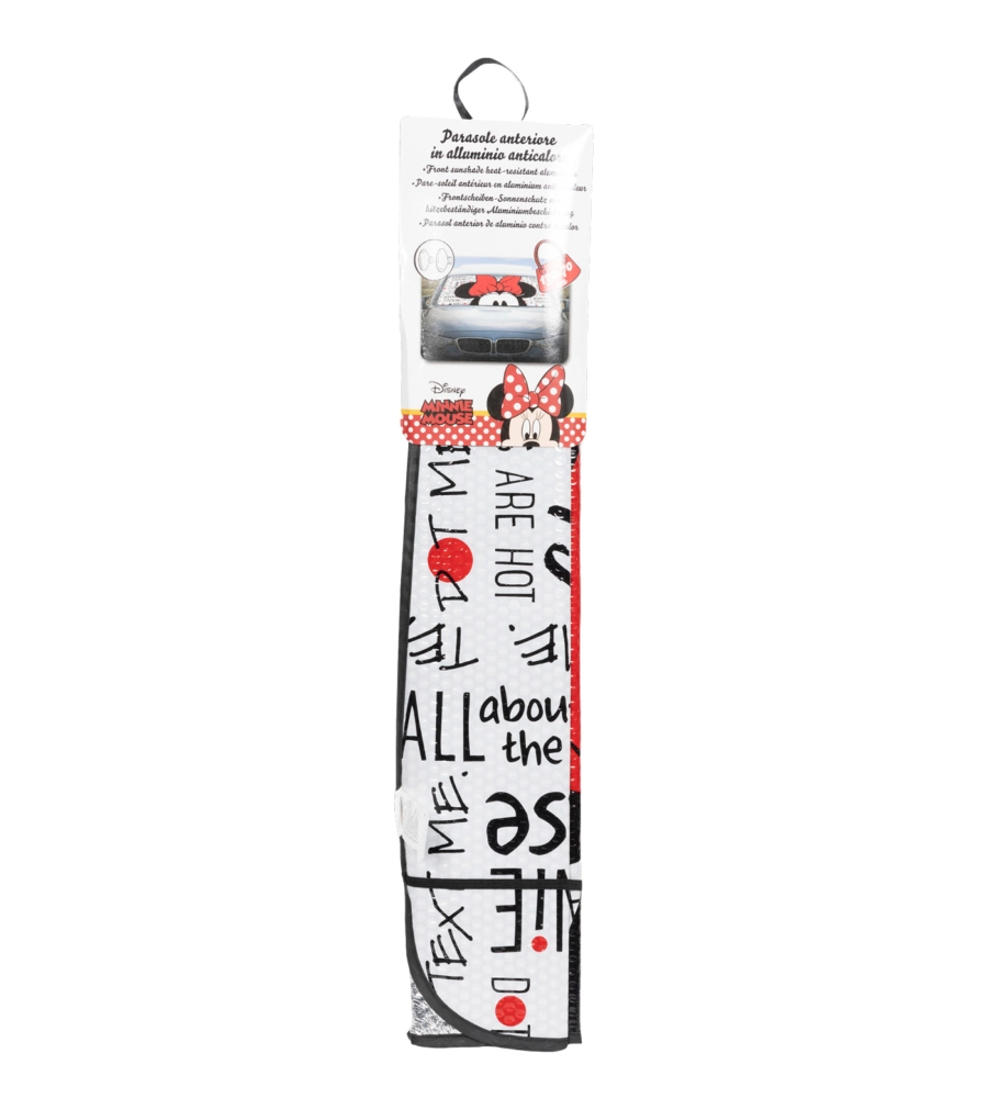 Parasole anteriore "disney minnie mouse" tg 130x70 cm