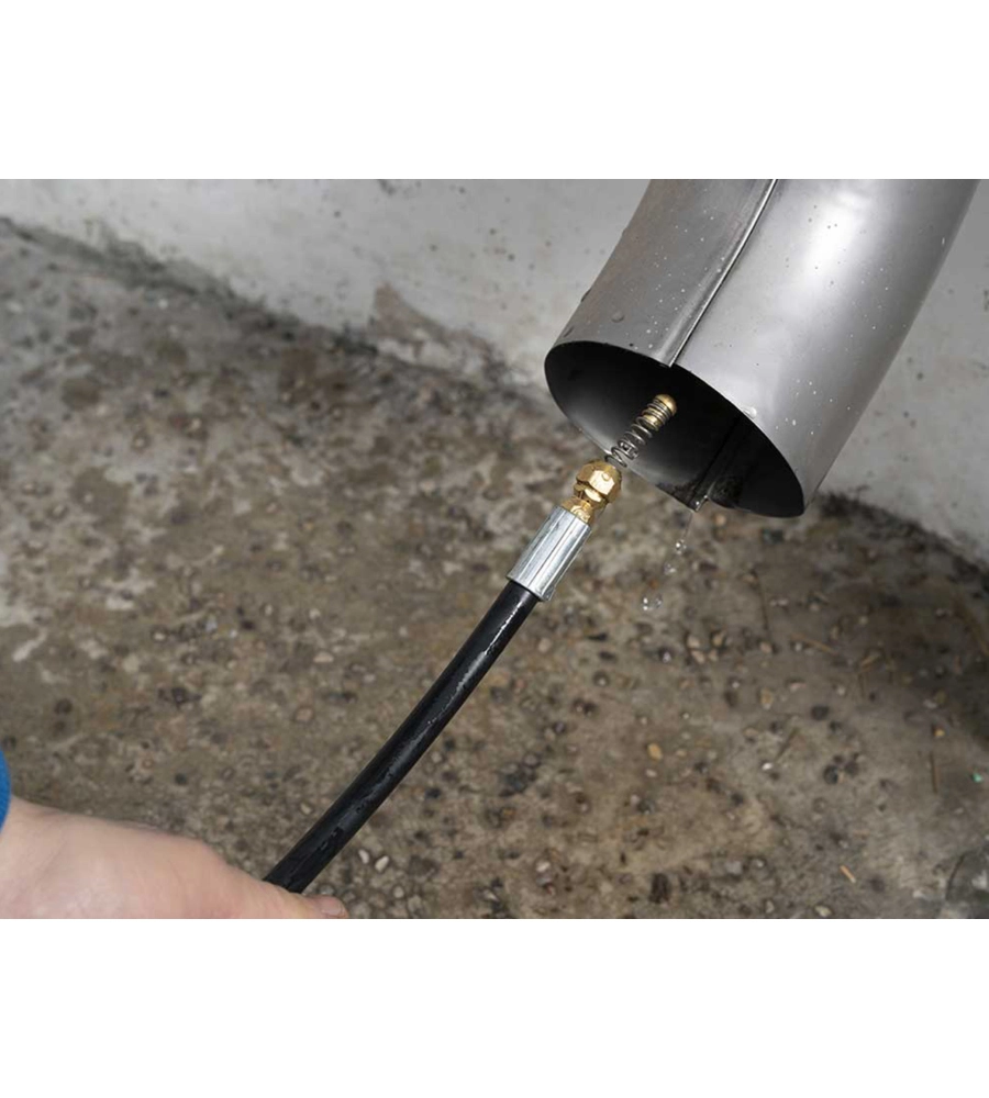 Kit pulizia tubazioni per idropulitrici annovi reverberi 10 m - cod. 41588