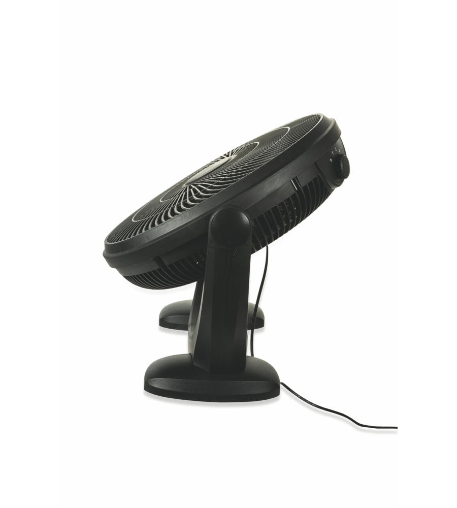 Ventilatore da appoggio nero 50 w