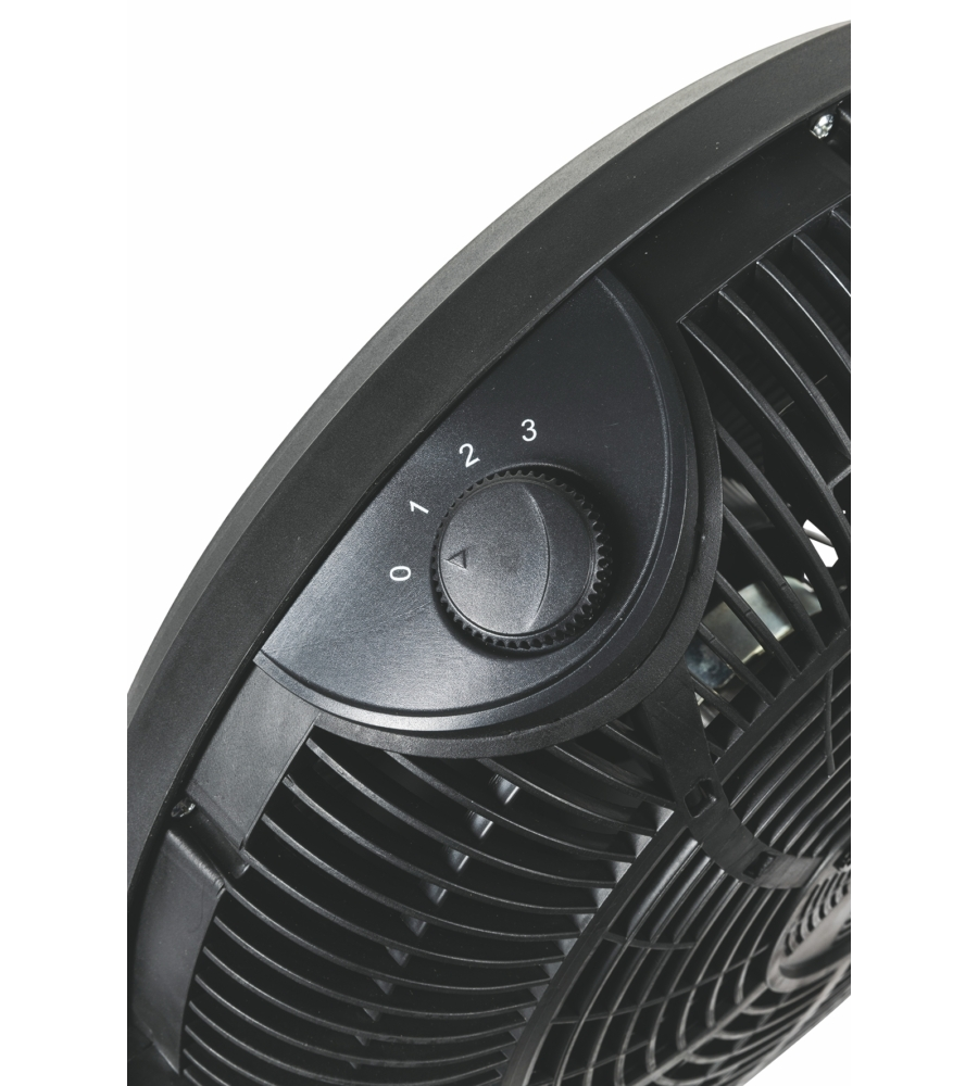 Ventilatore da appoggio nero 50 w