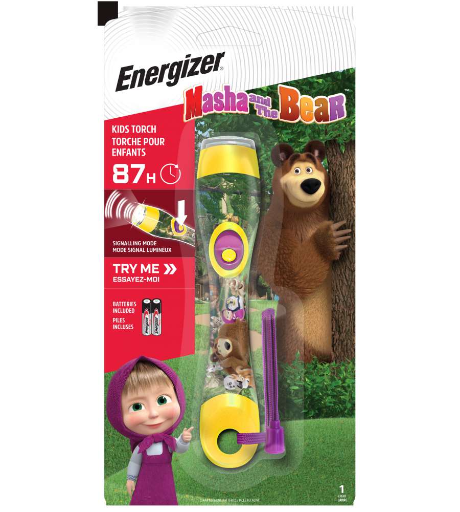 ENERGIZER Masha & The Bear kids handheld 6 lumen + 2AAA