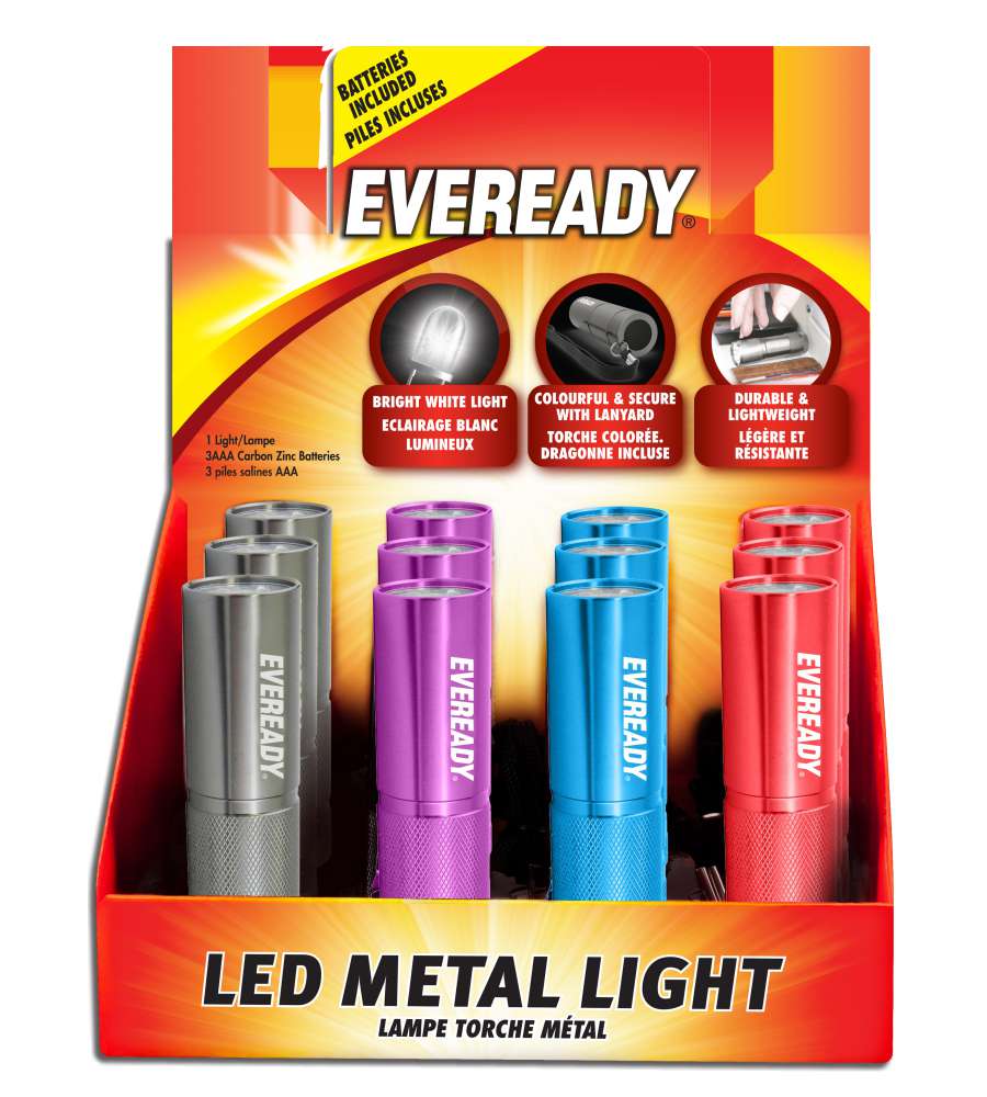 TORCIA A BATTERIE 3 AAA METAL COLOR - ENERGIZER