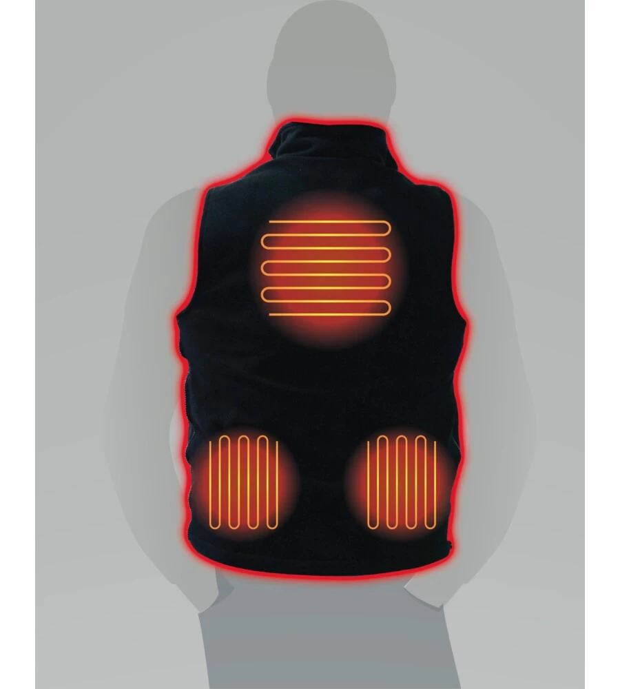 Gilet Riscaldato Uomo E Donna Con Power Bank - Giacca Termica 3 Temperature Per Esterno - Foto 7