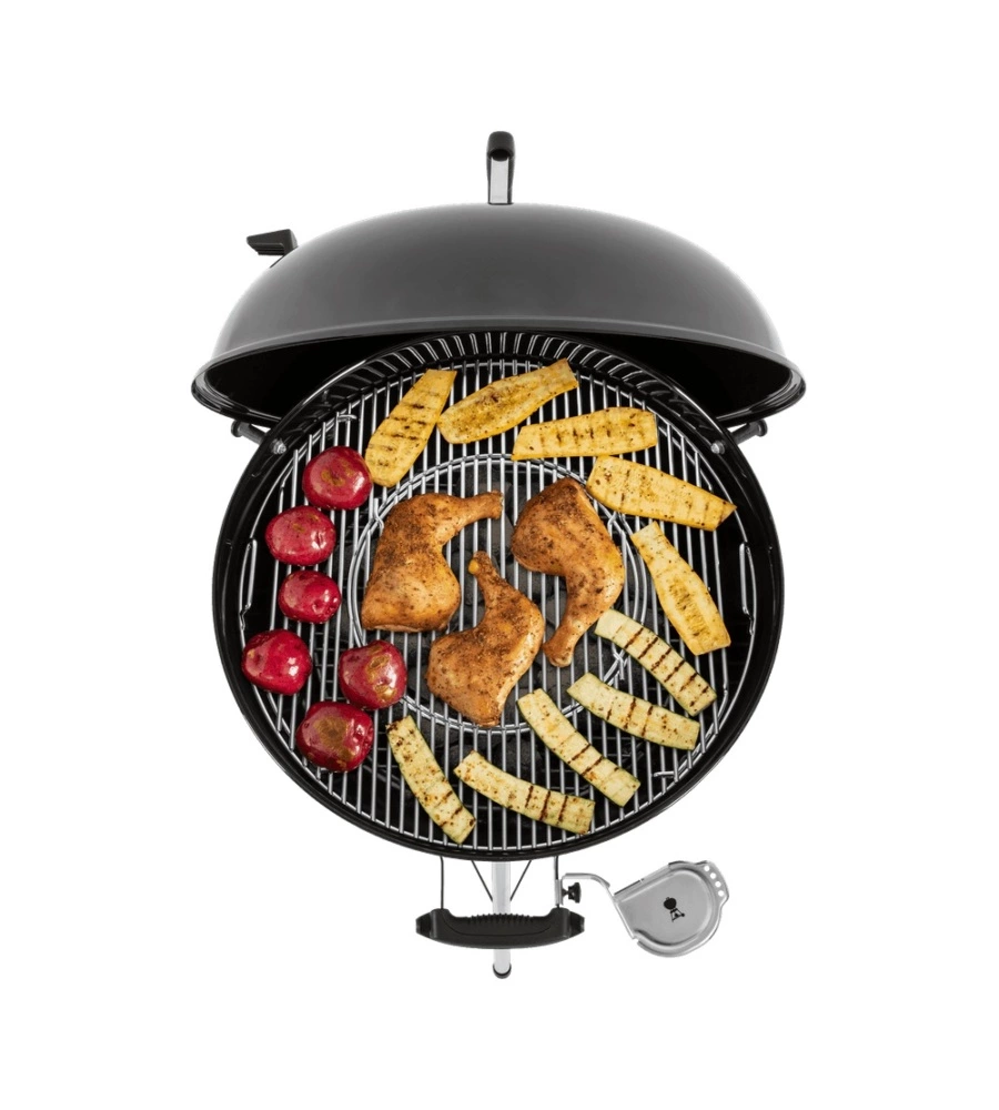 Barbecue a carbone weber "master-touch gbs e-5750" nero con griglia 57 cm