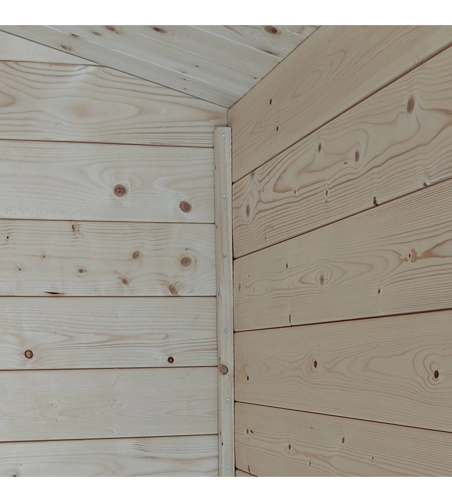 Casetta in legno da giardino alce "regis" in abete 198x198x216 cm