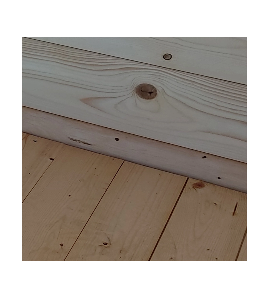 Casetta in legno da giardino alce "regis" in abete 198x198x216 cm