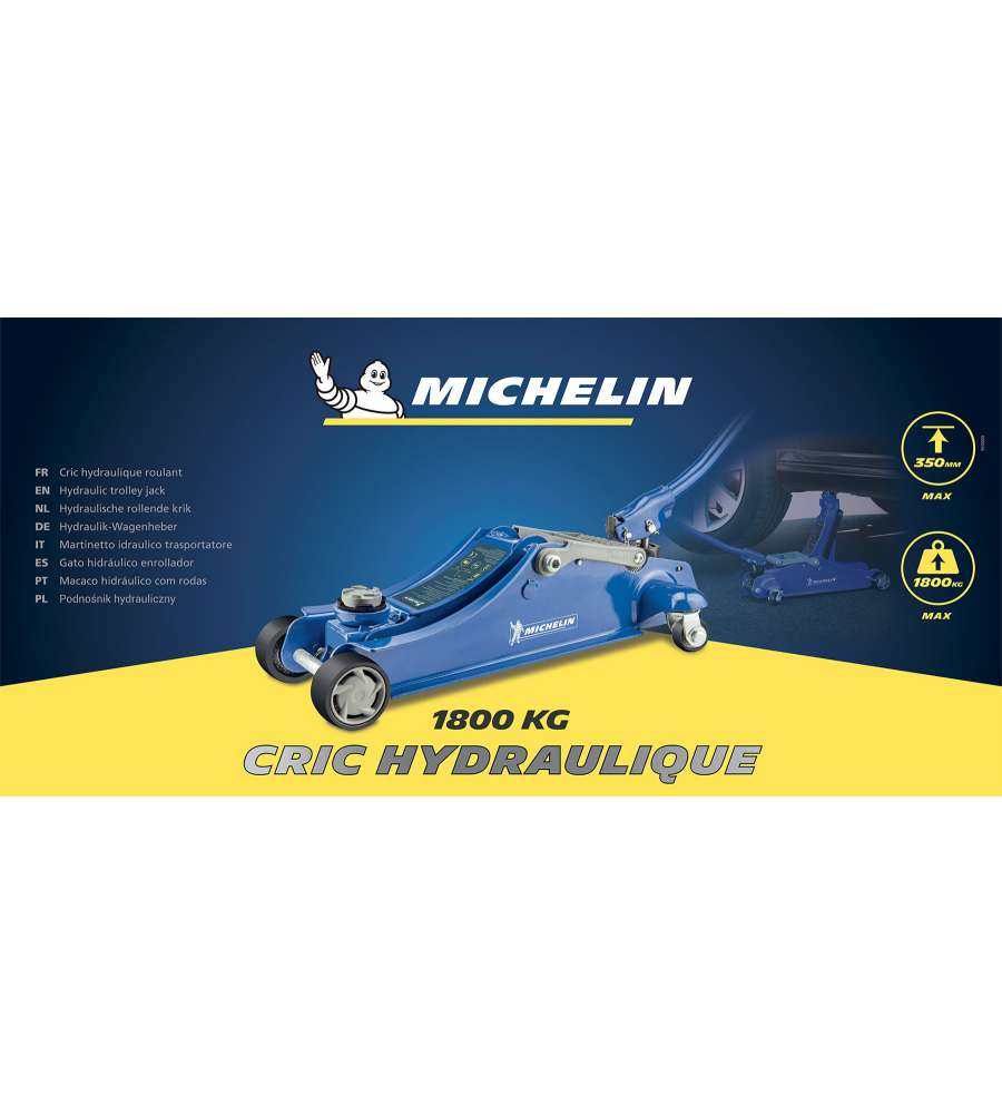 Cric Idraulico A Carrello 2, 25 T Per Suv Camper E Furgoni - Michelin in  vendita online