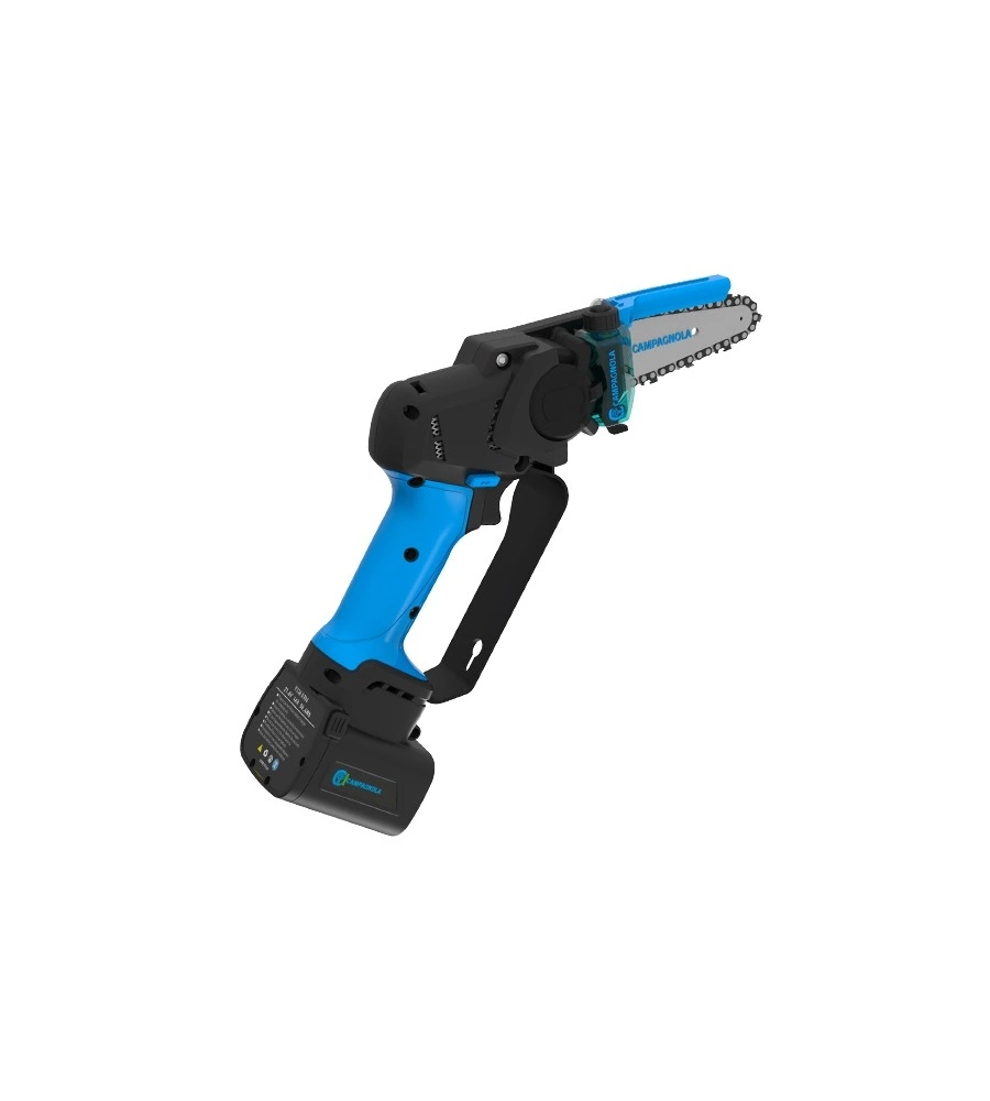 Potatore a catena a batteria campagnola "t-rex" barra 10 cm 2 x 21,6v