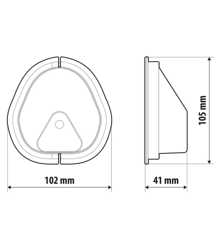 Kit 2 serrature aggiuntive per porte veicoli commerciali lampa 'vigilant' - 65412