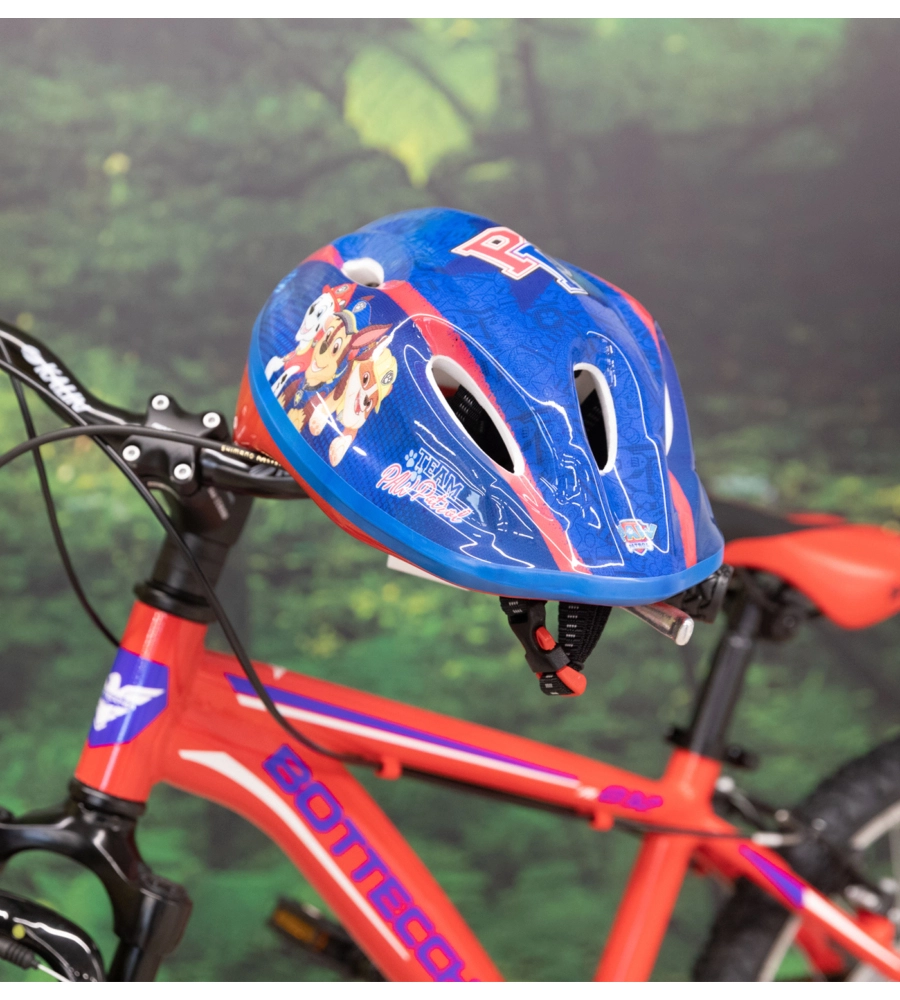 Caschetto bici per bambini "paw patrol boy" tg s 52 - 56 cm