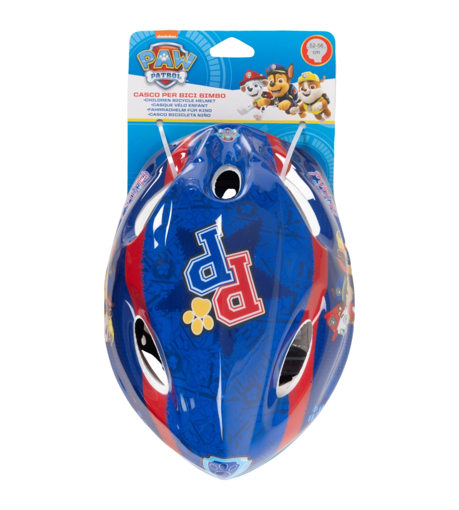 Caschetto bici per bambini "paw patrol boy" tg s 52 - 56 cm