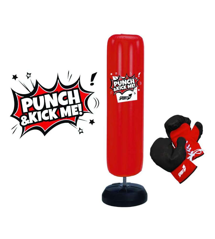 Sacco Da Boxe Pugilato Per Bambini Gonfiabile Punch Bag Da 150 Cm in  vendita online