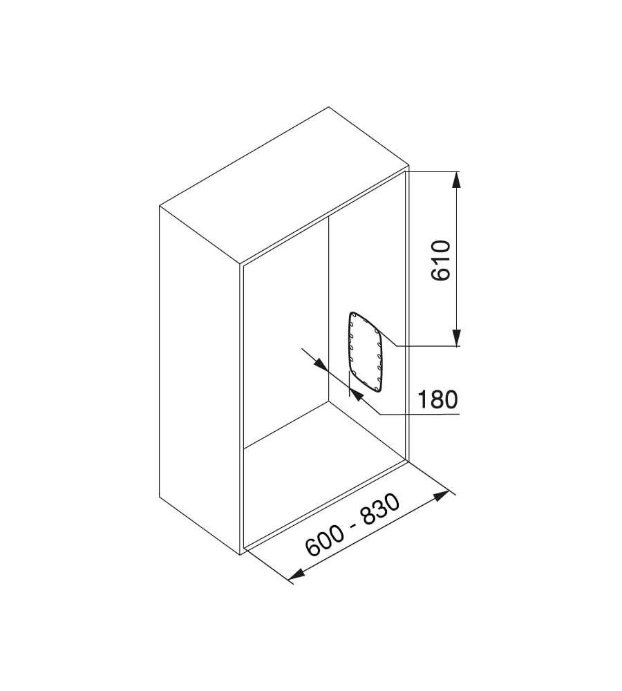 Appendiabiti Saliscendi per armadio - Per vano 600 - 830 mm