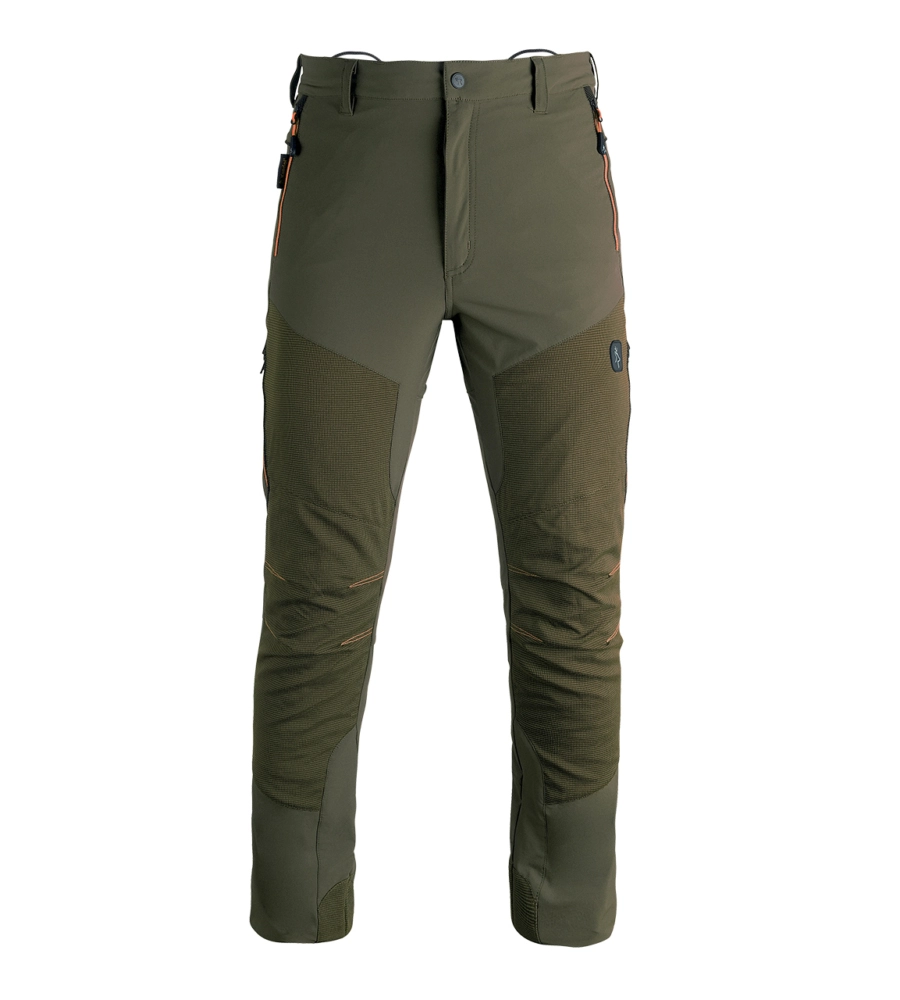 Pantalone da lavoro kapriol "tech" colore verde, tg xxxl