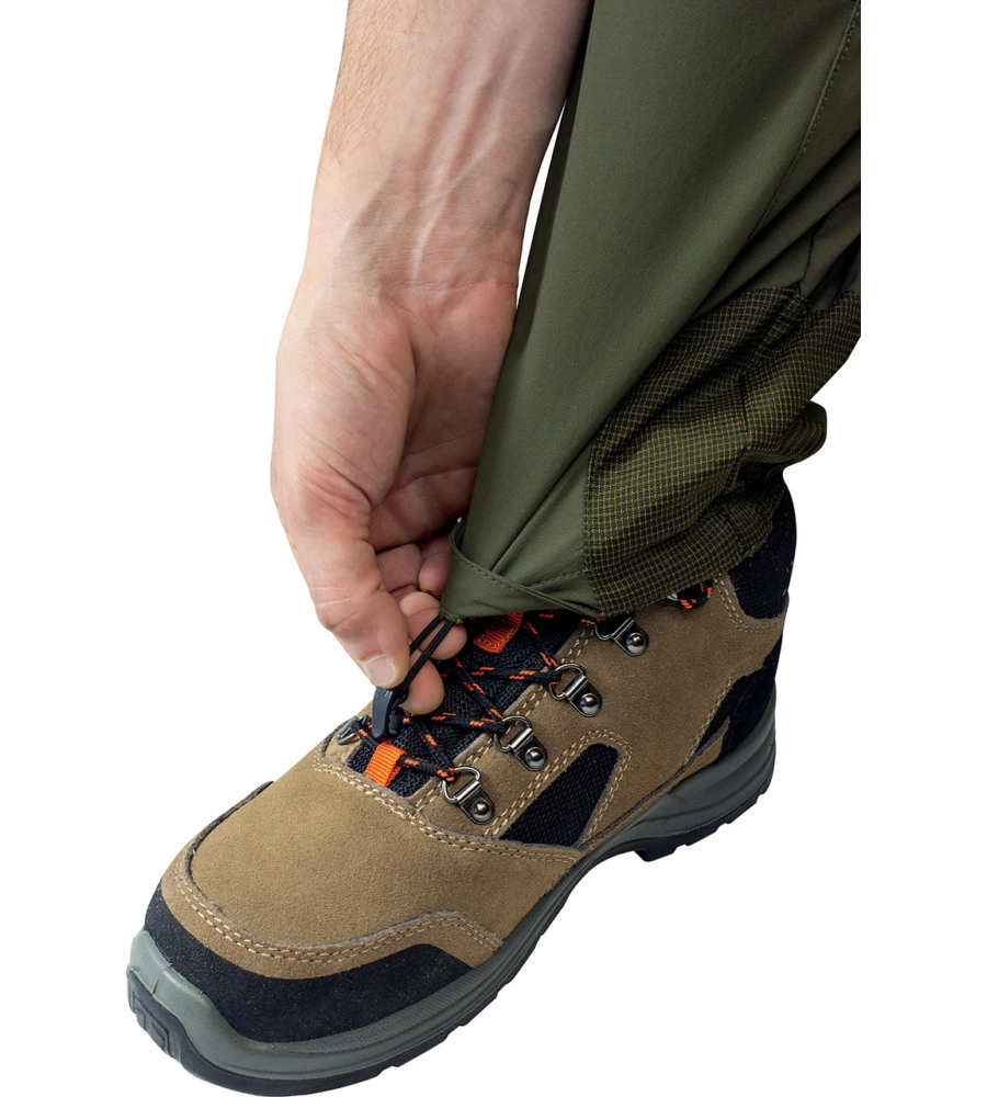 Pantalone da lavoro kapriol "tech" colore verde, tg xxxl