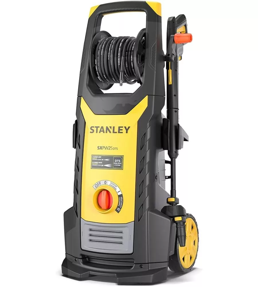 Idropulitrice elettrica a freddo stanley "25de" con sturatubi 150 bar 810 l/h 2500 w