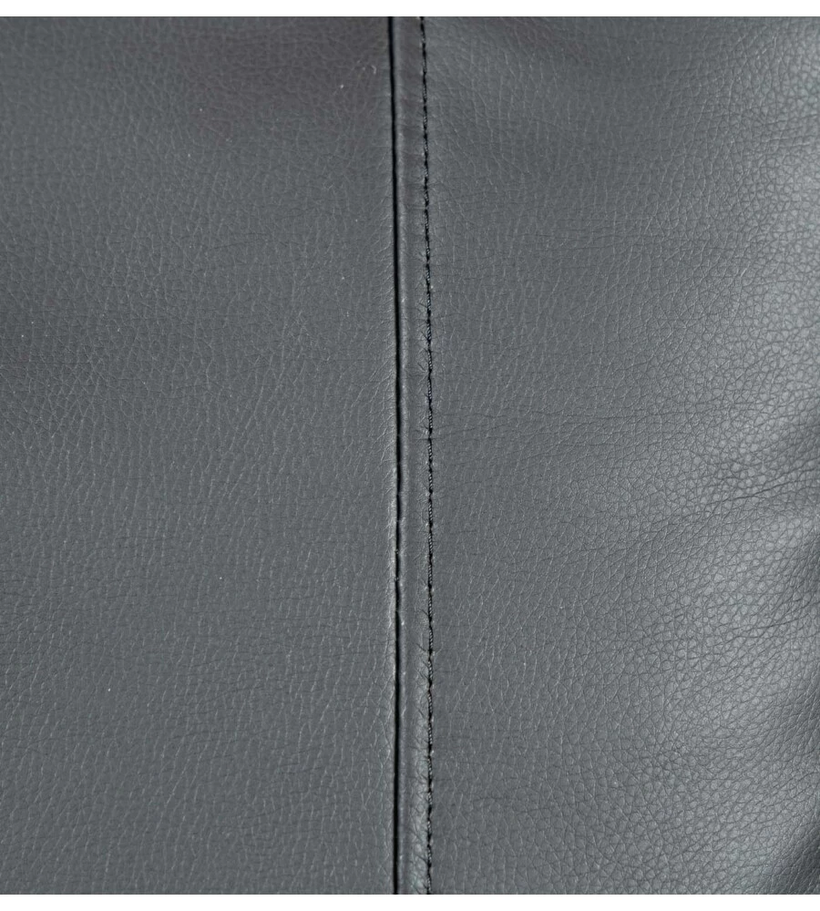 POLTRONA MASSAGGIANTE BELLAHOME "SIENA" CON RECLINER ELETTRICO IN ECOPELLE NERO 75X93X105 CM