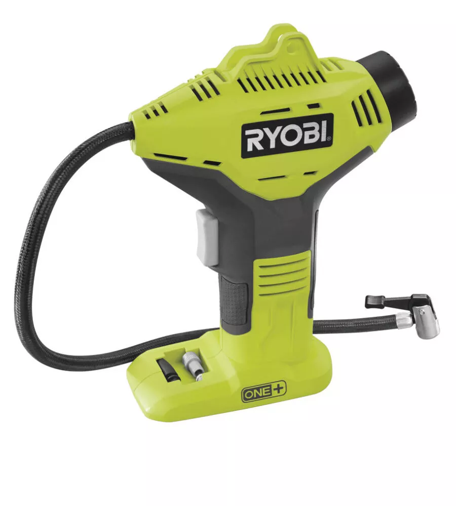Compressore aria portatile a batteria ryobi "r18pi-0" 18v solo corpo macchina