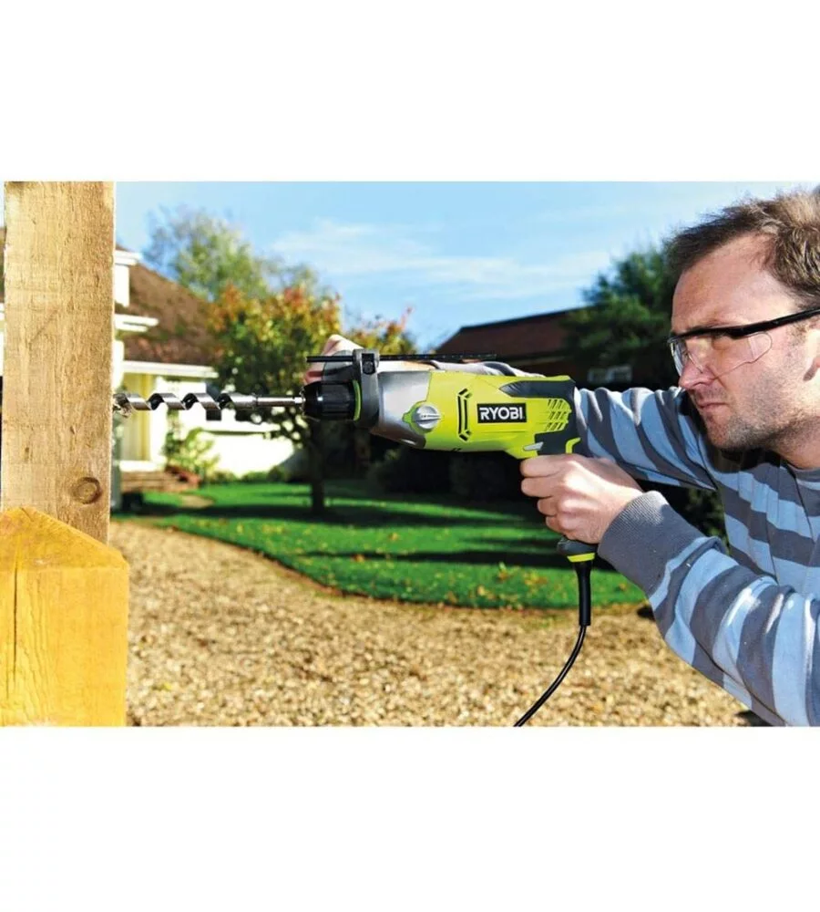 Kit valigetta trapano a percussione elettrico ryobi "rpd1010-k" 1010 w