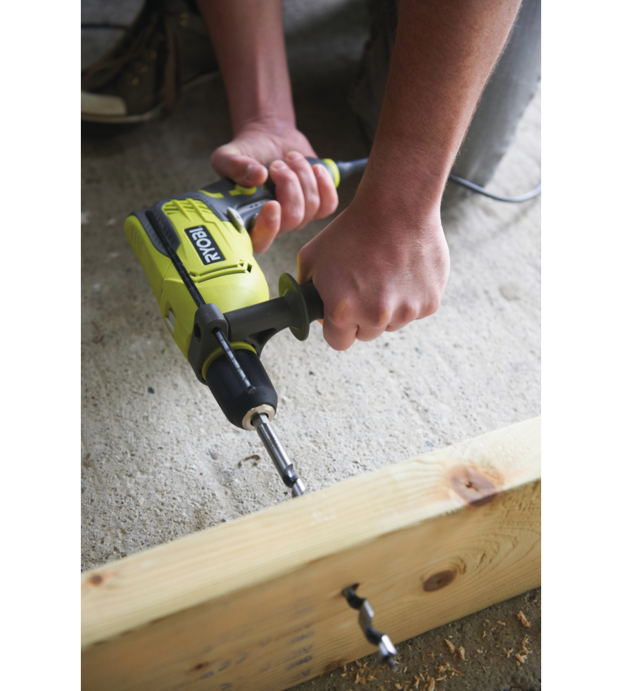Kit valigetta trapano a percussione elettrico ryobi "rpd680-k" 680 w