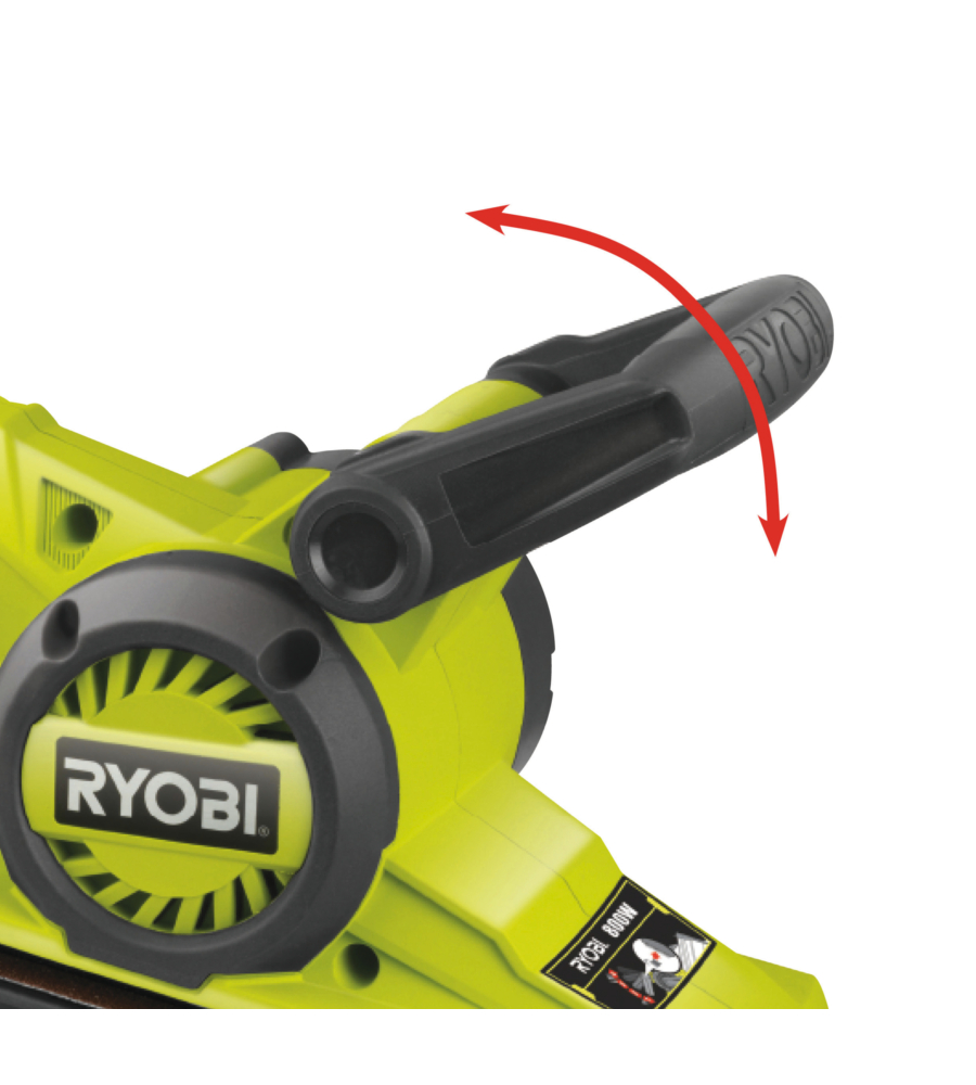 Levigatrice a nastro elettrica ryobi "ebs800" 800w 76x150 mm