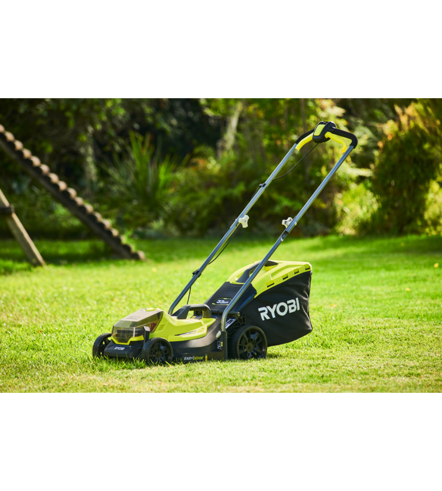 Tagliaerba a batteria ryobi "rlm18x33b40" taglio 33cm 18v 4ah