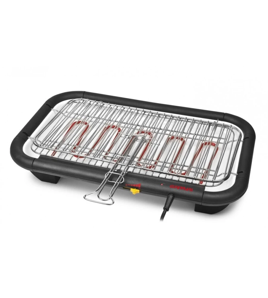 Barbecue elettrico "galatic grill" con griglia 48x26 cm