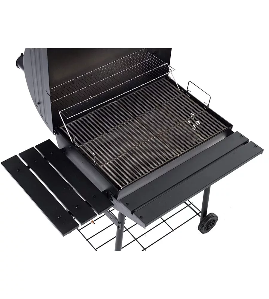 Barbecue a carbonella sochef "pablo 55" con affumicatore 90x76x126 cm