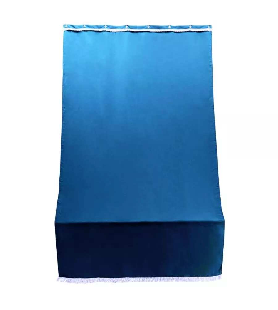 Tenda da sole con anelli per porta essenza blu h 250x140 cm