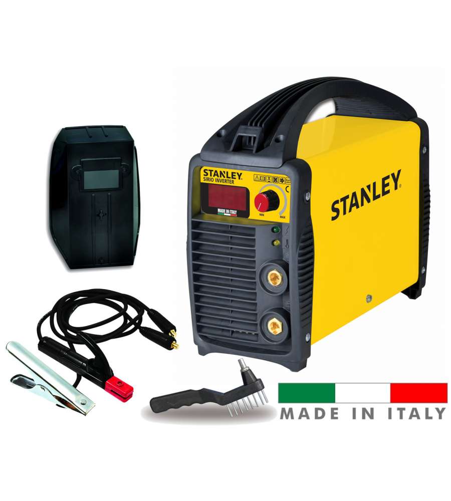 Saldatrice Inverter Mma Ad Elettrodo Rivestito Stanley Sirio 210 Mma Made  In Italy in vendita online