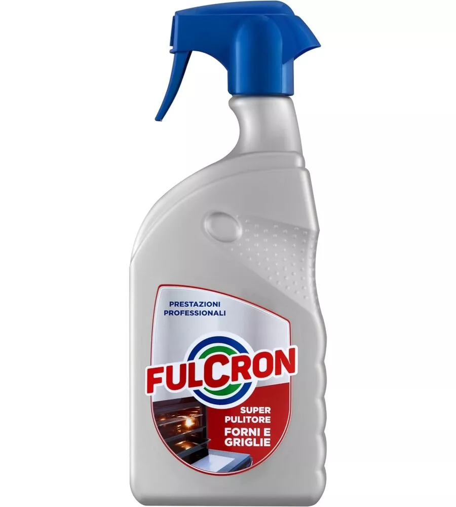 Detergente spray per forni e griglie fulcron "super pulitore" 750 ml