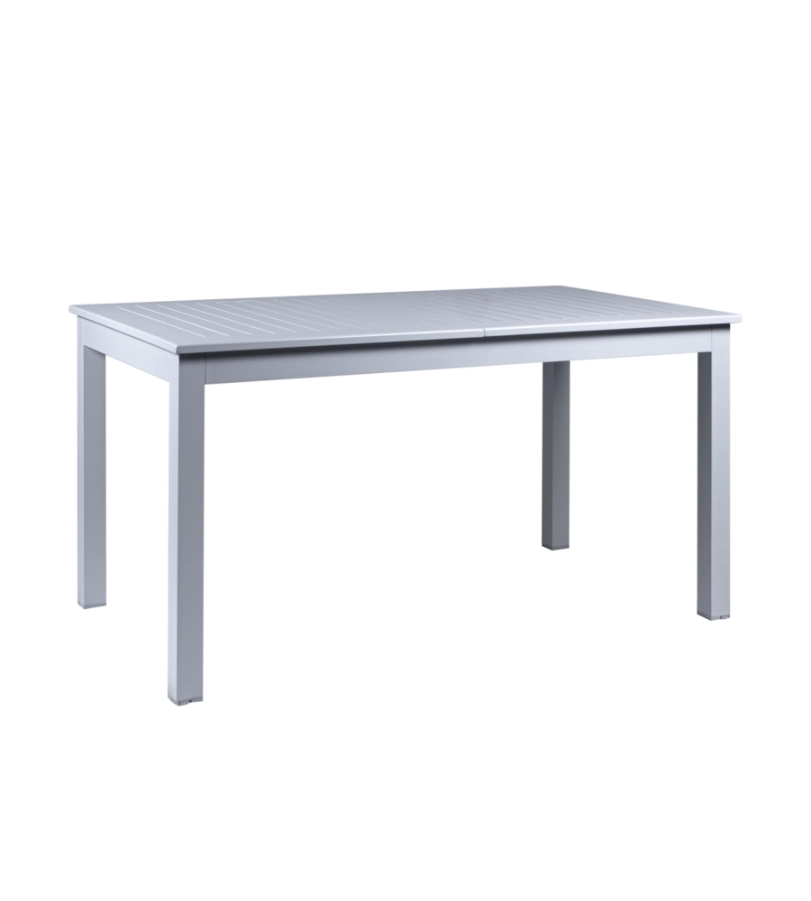 Tavolo da esterno allungabile eurogarden in alluminio grigio chiaro 210/152x89x75 cm