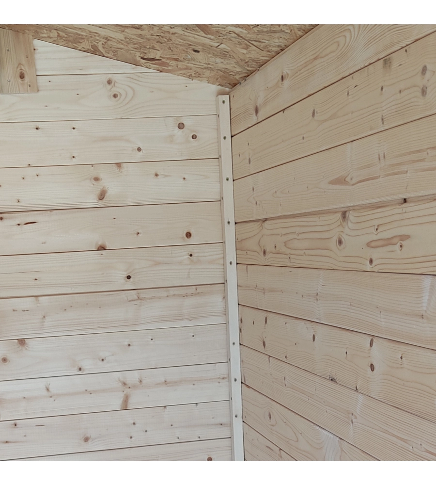Casetta in legno da giardino alce "hobby" in abete 198x248x215h cm