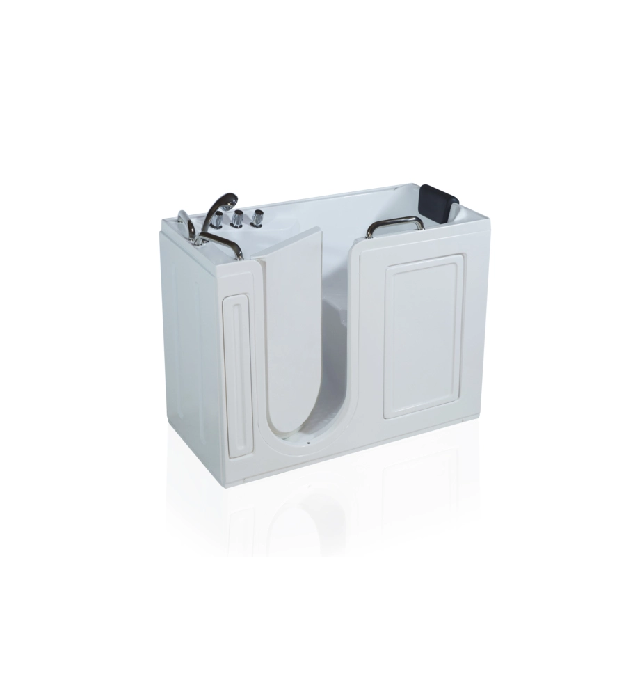 Vasca da bagno con sportello apertura a sinistra 133,4x67,3x101,6 cm