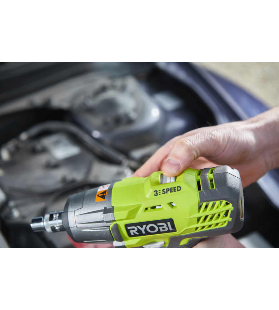Avvitatore ad impulsi a batteria ryobi "r18iw3-0" 400nm 18v, solo corpo macchina