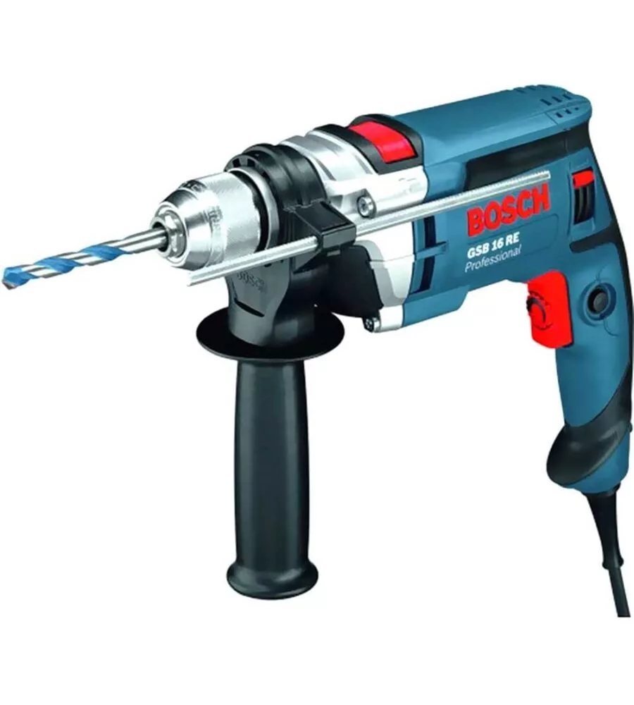 Trapano a percussione elettrico bosch "gsb16re" 750 w