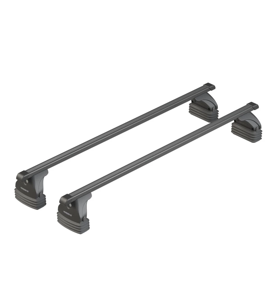 Barre portatutto per auto kit completo nordrive - evos lp - 053 - quadra m  nk053lqm