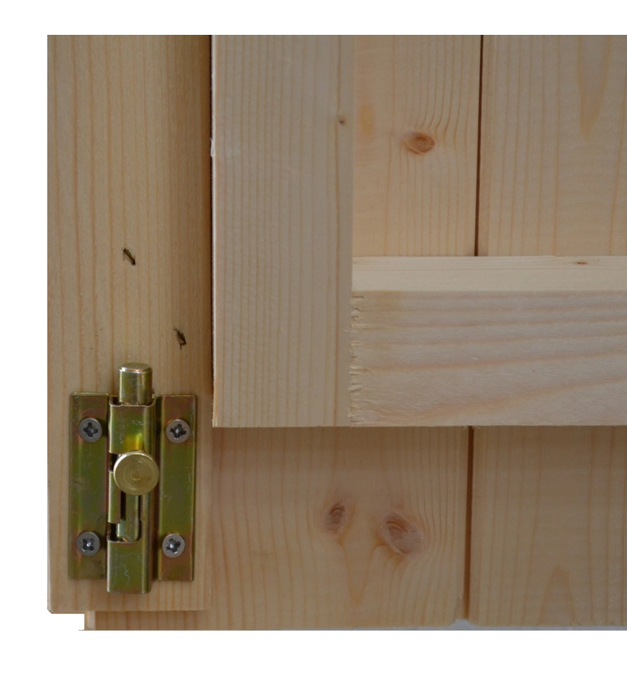 Casetta in legno da giardino alce "fiamma" in abete 178x273x226 cm