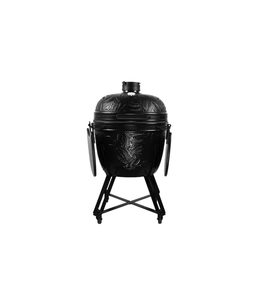 Barbecue a carbonella barbecook "kamado kamal" con telo di copertura in omaggio e griglia 53 cm